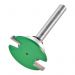 Click For Bigger Image: Trend Bearing Guided Weatherseal Recesser Router Cutter C212A.