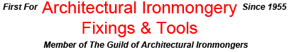 Cookson hardware first for architectural ironmongery, fixings and tools. Members of the GAI Guild of Architectural Ironmongery. We supply and deliver ironmongery direct to your door or site.