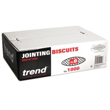 Trend BSC/0/1000 Wooden Biscuits No 0 Pack of 1000