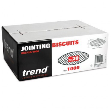 Trend BSC/20/1000 Wooden Biscuits No 20 Pack of 1000