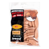 Trend BSC/20/100 Wooden Biscuits No 20 Pack of 100 10.71