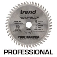 Trend Circular Saw Blade FT/165X48X20 Professional TCT Fine Trim 165mm x 48T x 20mm 55.82