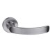 0035.059402 Solid Shaped Lever Handle On Rose SSS