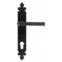 Anvil 33172 92mm Tudor Espagnolette Euro Lock Door Handle Set Black 90.82