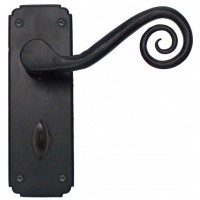 Anvil 33266 Monkeytail Lever Bathroom Lock Door Handles Black 101.24