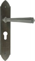 Anvil 33269 Gothic Euro Profile Lever Lock Door Handles Beeswax 90.82