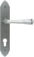 Anvil 33604 Gothic 92mm centres Euro Profile Lever Lock Espagnolette Door Handles Pewter 100.48