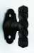 Metalfor 0048.631103 Window Fastener 7mm Black