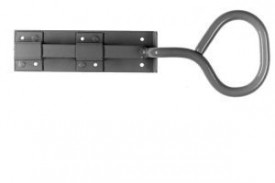 Crompton Bow Handle Door Bolt 0060BH 305mm Black 18.06