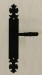 Metalfor 0048.179211 Lever Latch Furniture on Plate Black