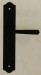 Metalfor 0048.179111 Lever Latch Furniture on Plate Black