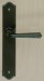 Metalfor  0047.179111 Lever Latch Furniture on Plate Grey