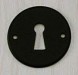 Metalfor 0048.362716 Lever Key Escutcheon Black