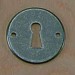Metalfor 0047.362716 Lever Key Escutcheon Grey