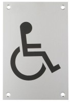 150 x 100mm Sign Disabled Figure Self Adhesive SAA 5.49