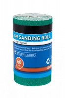 60 Grit Sandpaper Roll Green Alum Oxide 5Mtr x 115mm 3.80