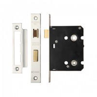 Zoo ZBC76SS 76mm Contract Bathroom Lock Satin Stainless Steel 8.91