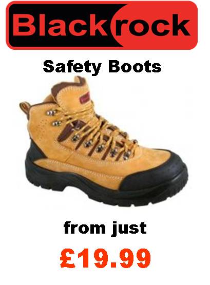 Blackrock safety wear and safety boots. Blackrock hi-vis safety clothing.
