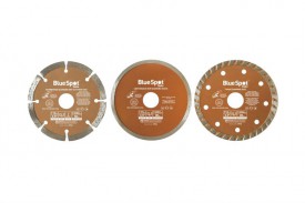 BlueSpot 115mm Diamond Cutting Discs Set of 3 19546 9.29