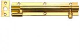 Barrel Bolt 150mm Necked Brass 5.10