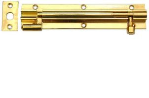 Barrel Bolt 150mm Necked Brass
