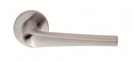 Eurospec Steelworx Door Handles Lever on Rose CSL1160SSS G304 Satin Stainless Steel 27.61