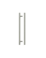 Fulton & Bray 284mm T Bar Cabinet Handle 224mm Centres Brushed Nickel 2.26