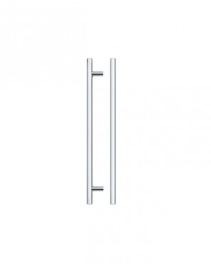 Fulton & Bray 284mm T Bar Cabinet Handle 224mm Centres Polished Chrome