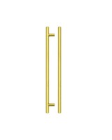 Fulton & Bray 316mm T Bar Cabinet Handle 256mm Centres Brushed Gold 3.17