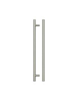 Fulton & Bray 316mm T Bar Cabinet Handle 256mm Centres Brushed Nickel 2.54
