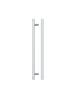 Fulton & Bray 316mm T Bar Cabinet Handle 256mm Centres Polished Chrome 2.54