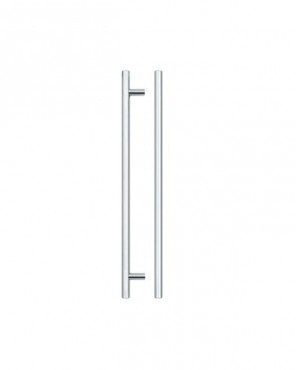 Fulton & Bray 316mm T Bar Cabinet Handle 256mm Centres Polished Chrome