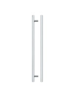 Fulton & Bray 348mm T Bar Cabinet Handle 288mm Centres Polished Chrome 2.83