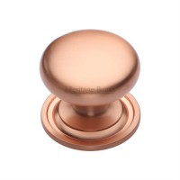 Marcus C2240 38mm Round Cabinet Knob with Rose Satin Rose Gold 9.62