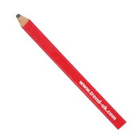 Trend PENCIL/CR/3 Carpenters Pencils Red Pack of 3 Medium 2.83