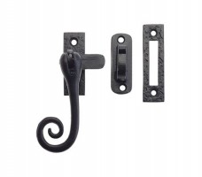 Foxcote Foundries FF82 Curly Tail Casement Fastener Black Antique 8.88