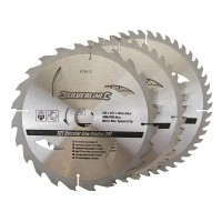 TCT Circular Saw Blades Silverline 235mm Pack of 3 48.00