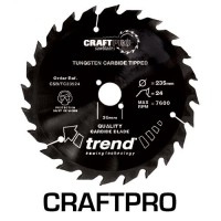 Trend Non-Stick Coated Circular Saw Blade CSB/TC19040 CraftPro TCT 190mm 40T 30mm 30.77