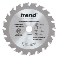 Trend Circular Saw Blade Craft Pro CSB/8520 85mm x 20T x 10mm 11.61