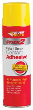 Contact Spray Adhesive Everbuild Stick 2 500ml