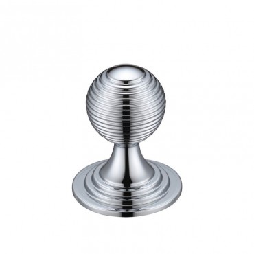 Zoo Queen Anne Ringed Cabinet Knob FCH08ACP 25mm Polished Chrome