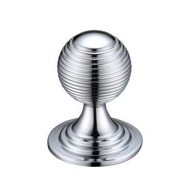 Zoo Queen Anne Ringed Cabinet Knob FCH08BCP 32mm Polished Chrome