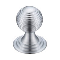 Zoo Queen Anne Ringed Cabinet Knob FCH08CSC 38mm Satin Chrome 9.10