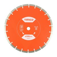 Timco Diamond Cutting Blade General Purpose Building Materials 300 x 20mm 32.32