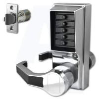 Digital Door Lock Kaba LL1011-26D-41 Left Hand Satin Chrome 612.82