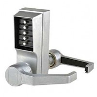 Digital Door Lock Kaba LR1011-26D-41 Right Hand Satin Chrome 612.82