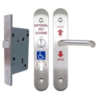 NKS Reversible Disabled Toilet Door Lockset 138.36