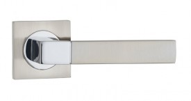 Door Handles on Square Rose Fortessa Ares SNP/PCP 23.08
