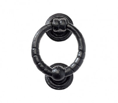 Foxcote Foundries FF71 Ring Door Knocker Black Antique
