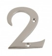 Polished Chrome Door Numbers